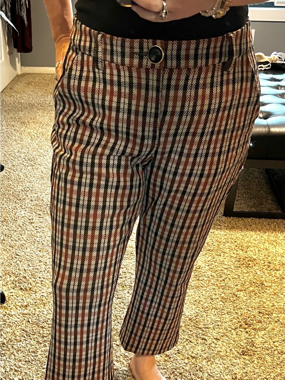 CAbi Plaid Blazer & Pants Set in Black, Brown, Cream, Rust - Picture 2 of 4